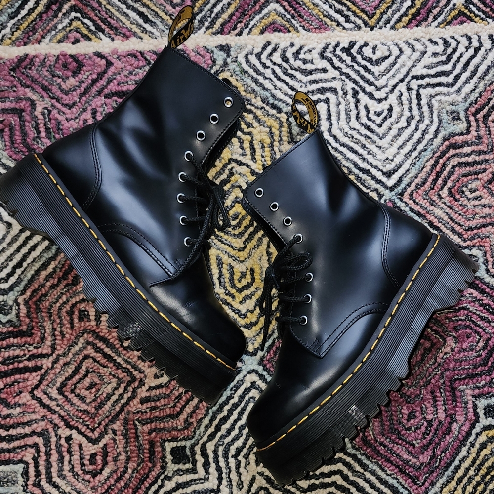 Doc Marten Jadon boots (polished smooth finish)
